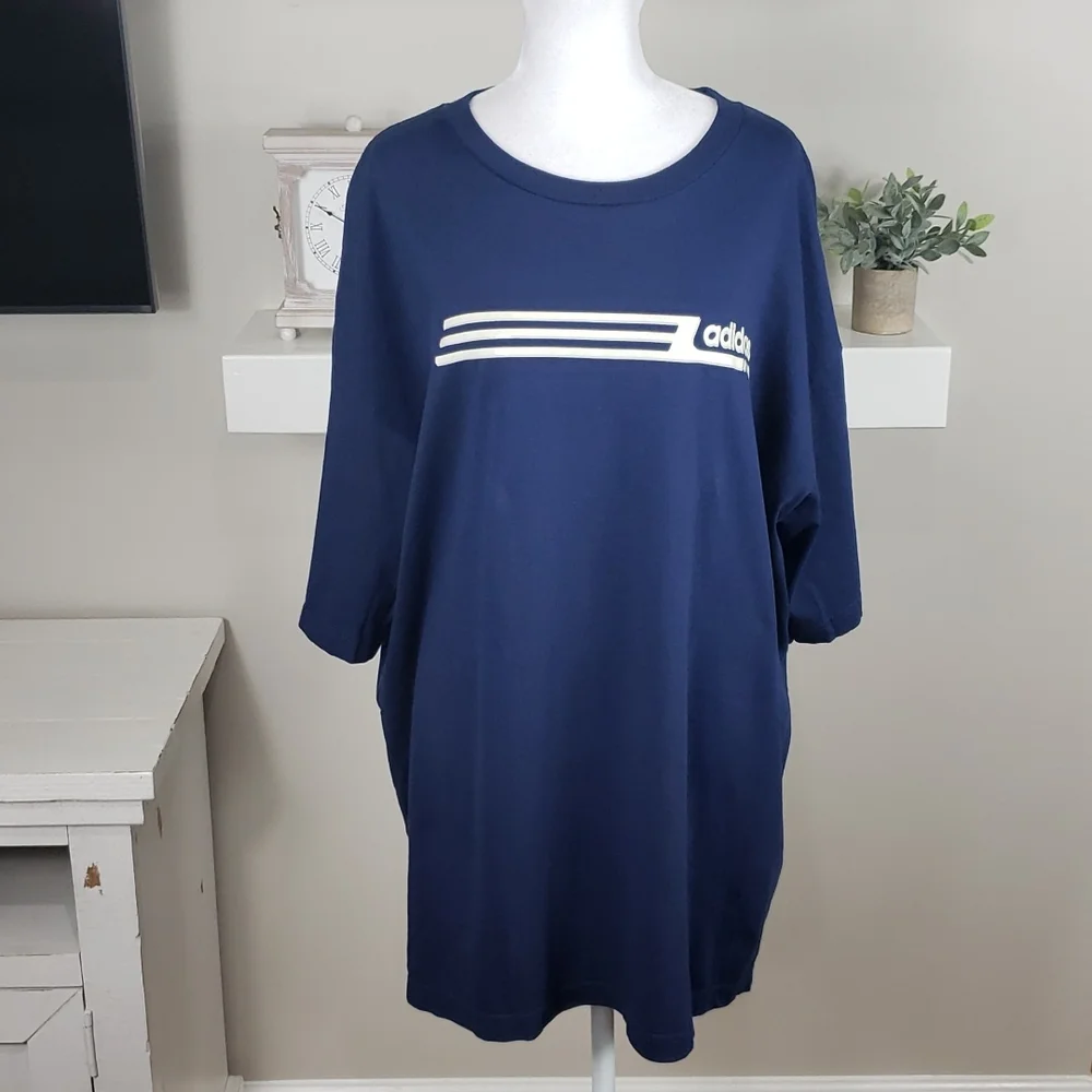 Adidas Blue Short Sleeve Tee